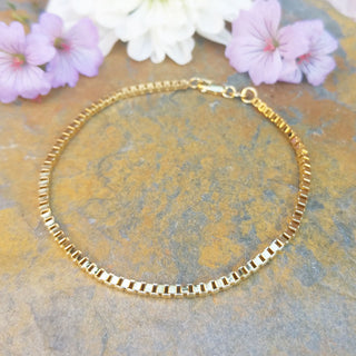 7.5 inch gold bracelet