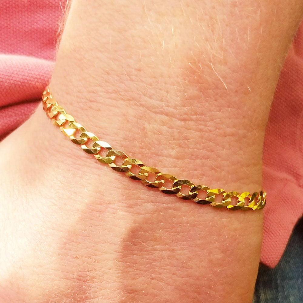 Fashionable Gold Colour Conjoined Bracelet | ShopHere