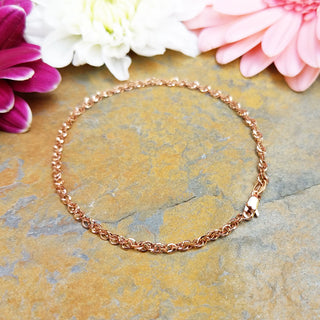 ladies bracelet in rose gold