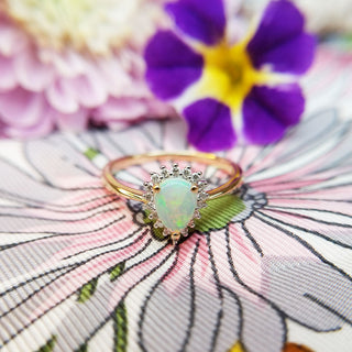 opal engagement ring