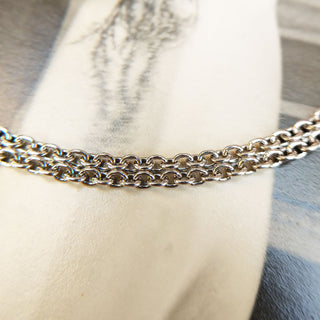 quality trace chain with locket available in 20 22 and 24 inch lengths