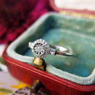 art deco engagement ring