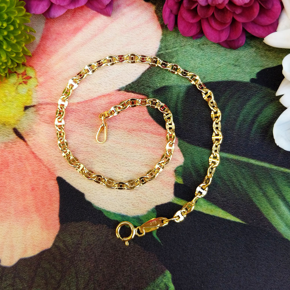 women&#39;s gold mariner bracelet