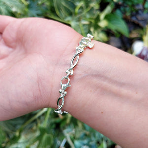 silver Irish bracelet