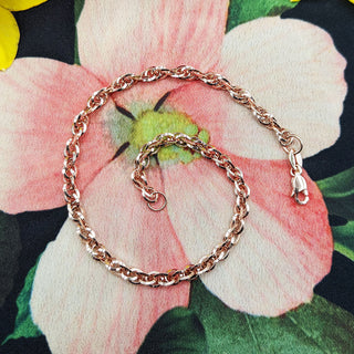 women's rose gold 7.5 inch bracelet