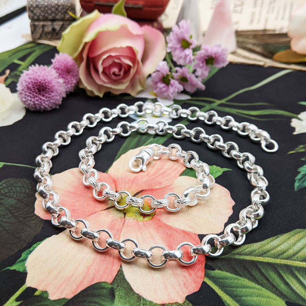 Silver chain hot sale bracelets women's