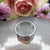 men's buckle ring in 925 silver