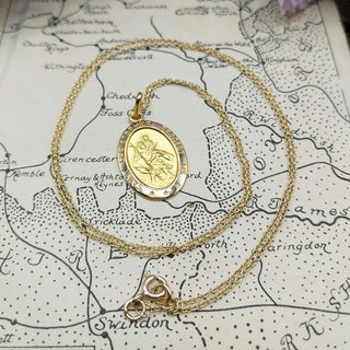 men's gold st christopher