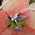 bird pendant necklace in silver
