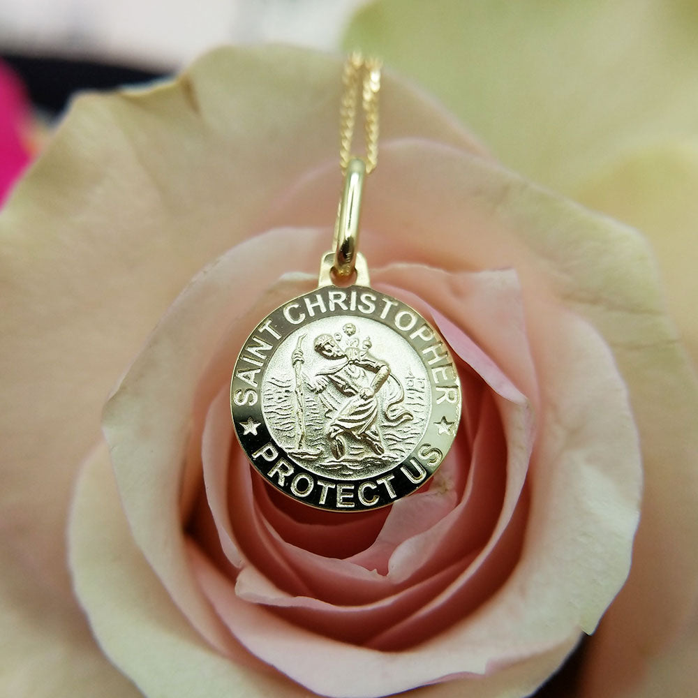 st christopher necklace for children