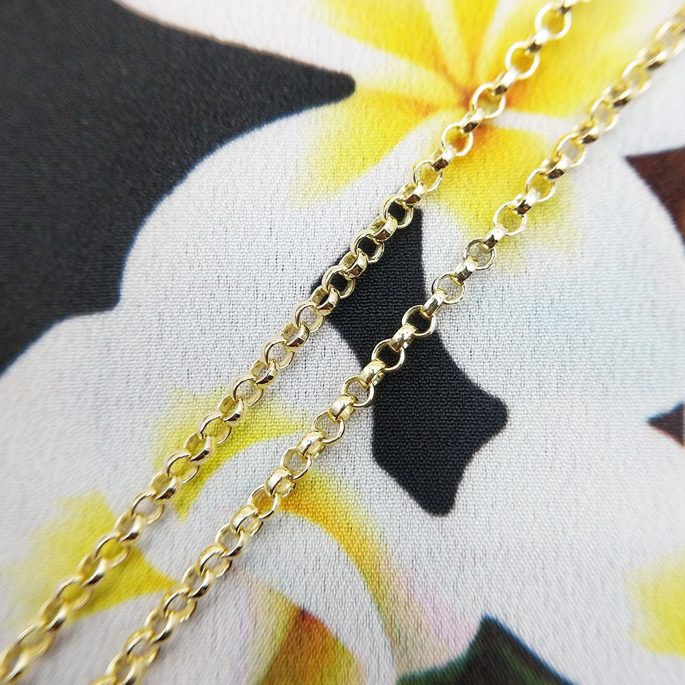 men's gold belcher chain for pendants
