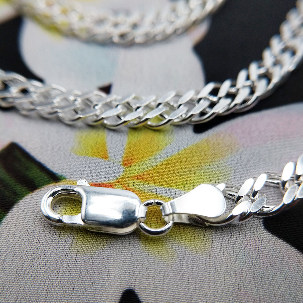 lobster clasp on sterling silver chain