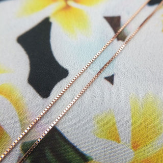 rose gold chain for pendants