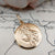 solid 9ct gold st christopher medal pendant