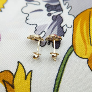 ladies 9ct gold studs