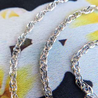 women's white gold chain