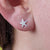 sterling silver seaside beach inspired stud earrings