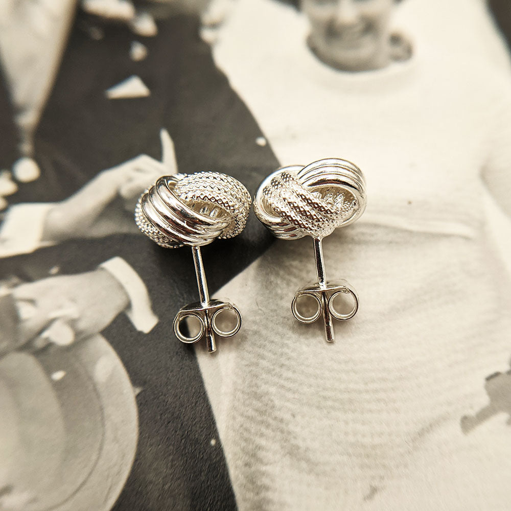 women's large silver studs