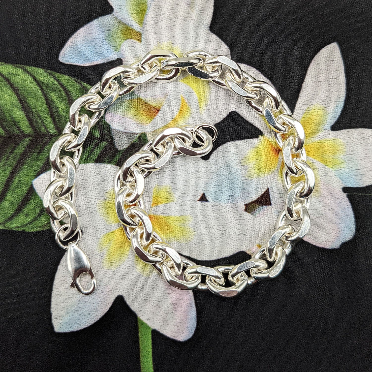 Celtic Bracelet, Solid Silver Celtic Link Bracelet, Celtic Knot Jewellery –  SilverfireUK