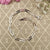 women's silver paperclip bracelet